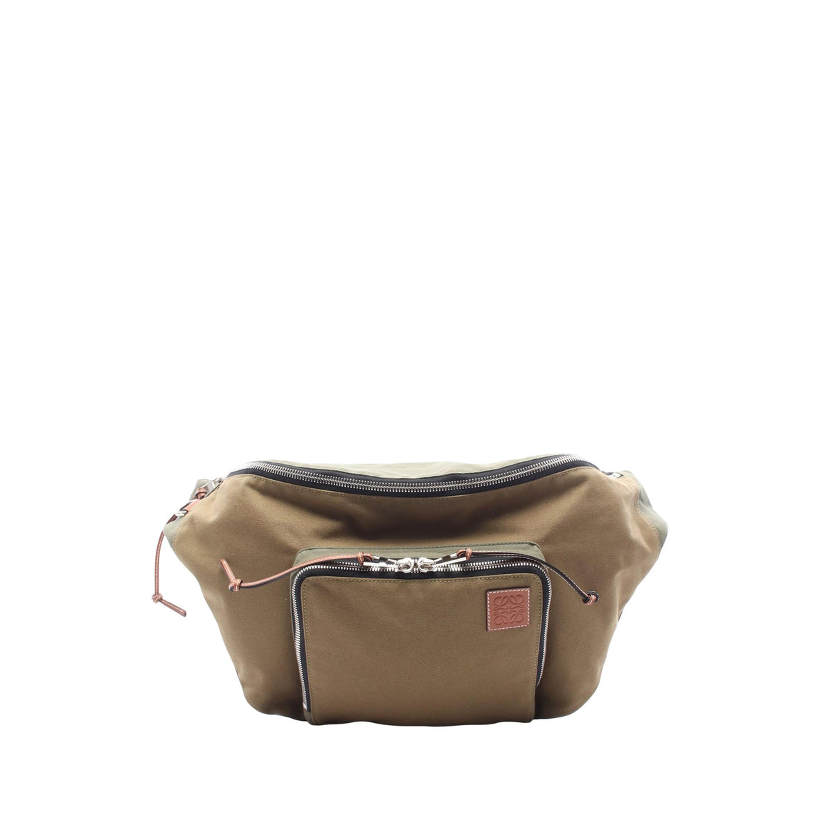 LOEWE Canvas Anagram Bumbag XL — Brown