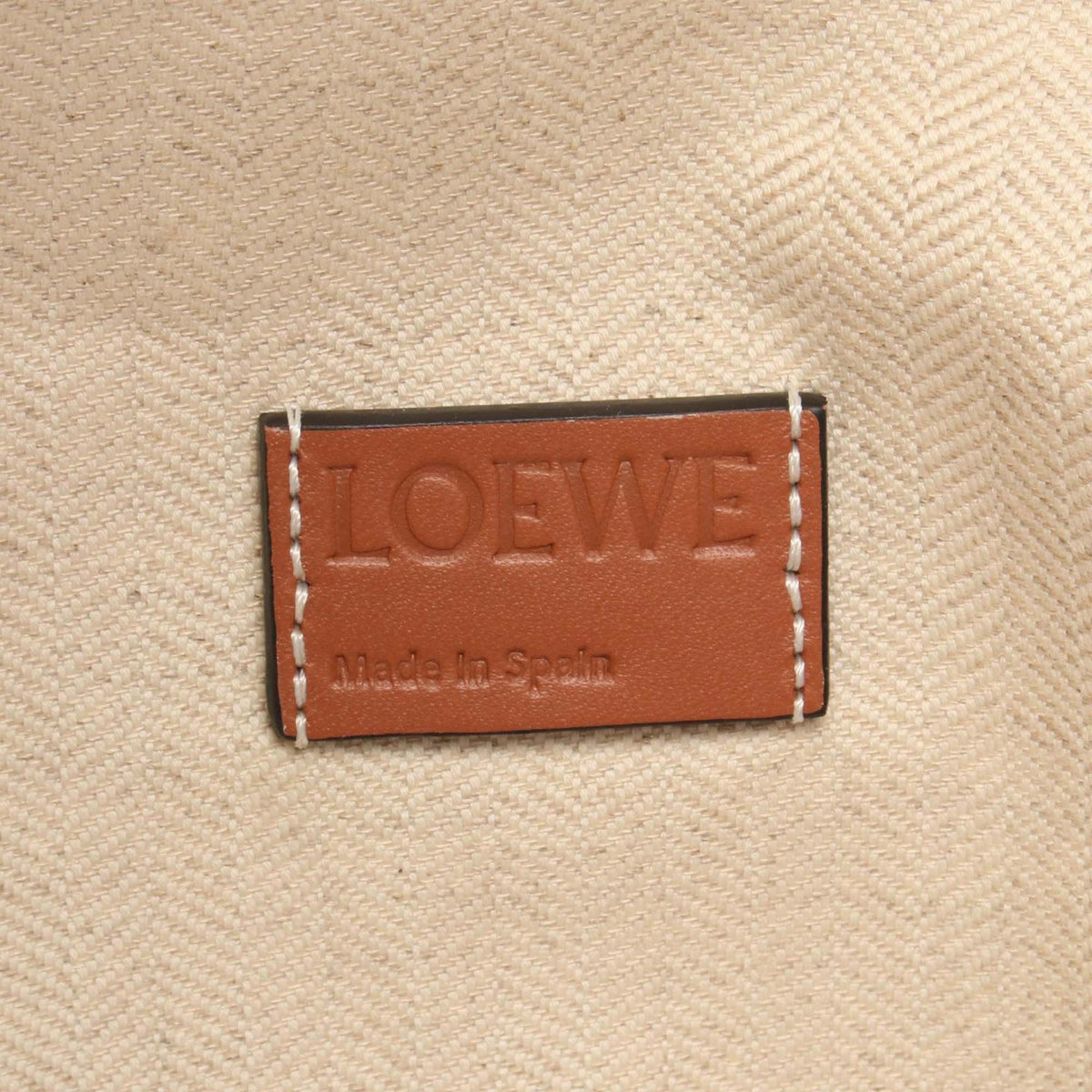 LOEWE Canvas Anagram Bumbag XL — Brown