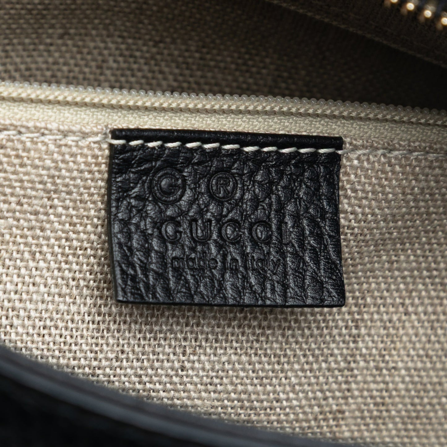 Gucci Leather Bamboo Tassel Satchel