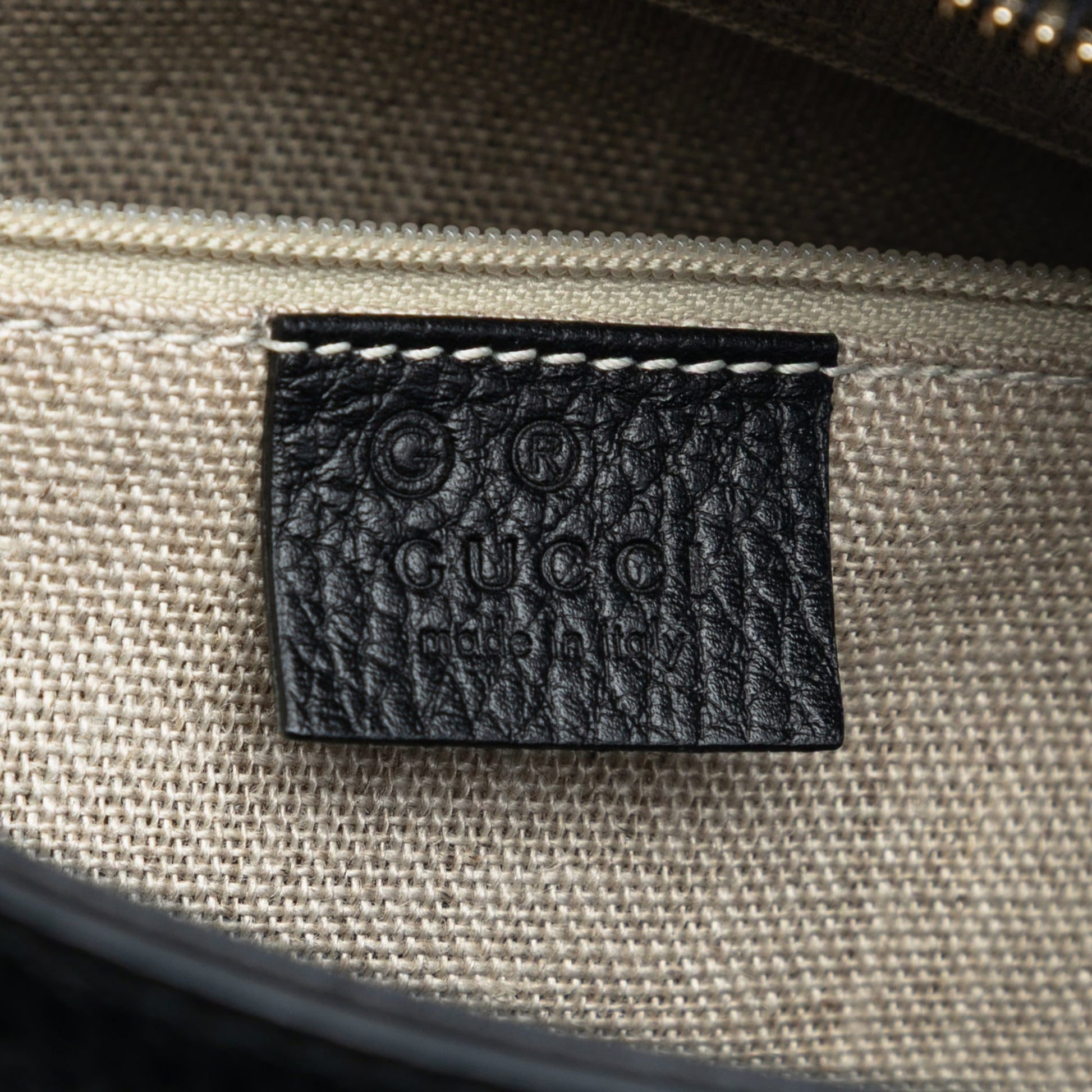 Gucci Leather Bamboo Tassel Satchel