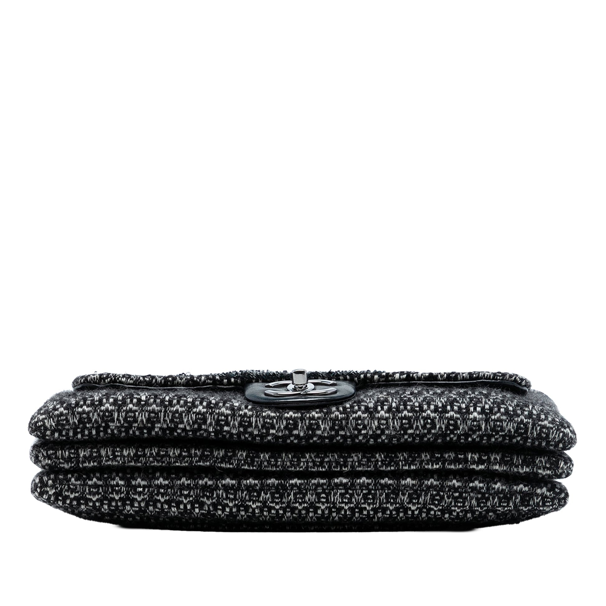 Chanel Large Tweed and Sequin Icons 3 Accordion Flap