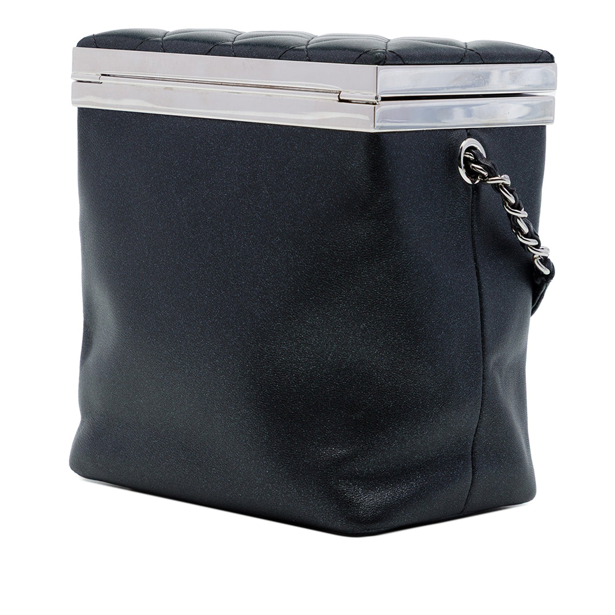 Chanel CC Metallic Calfskin Vanity Case