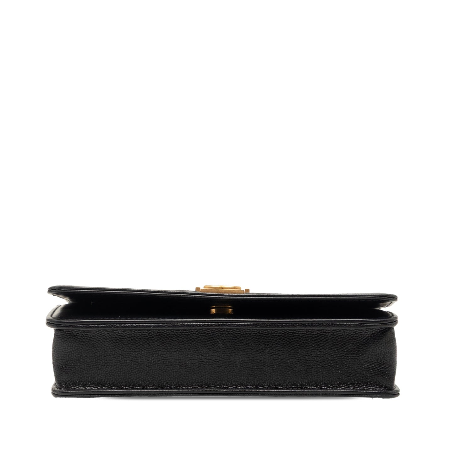 Chanel Quilted Caviar Boy Wallet on Chain