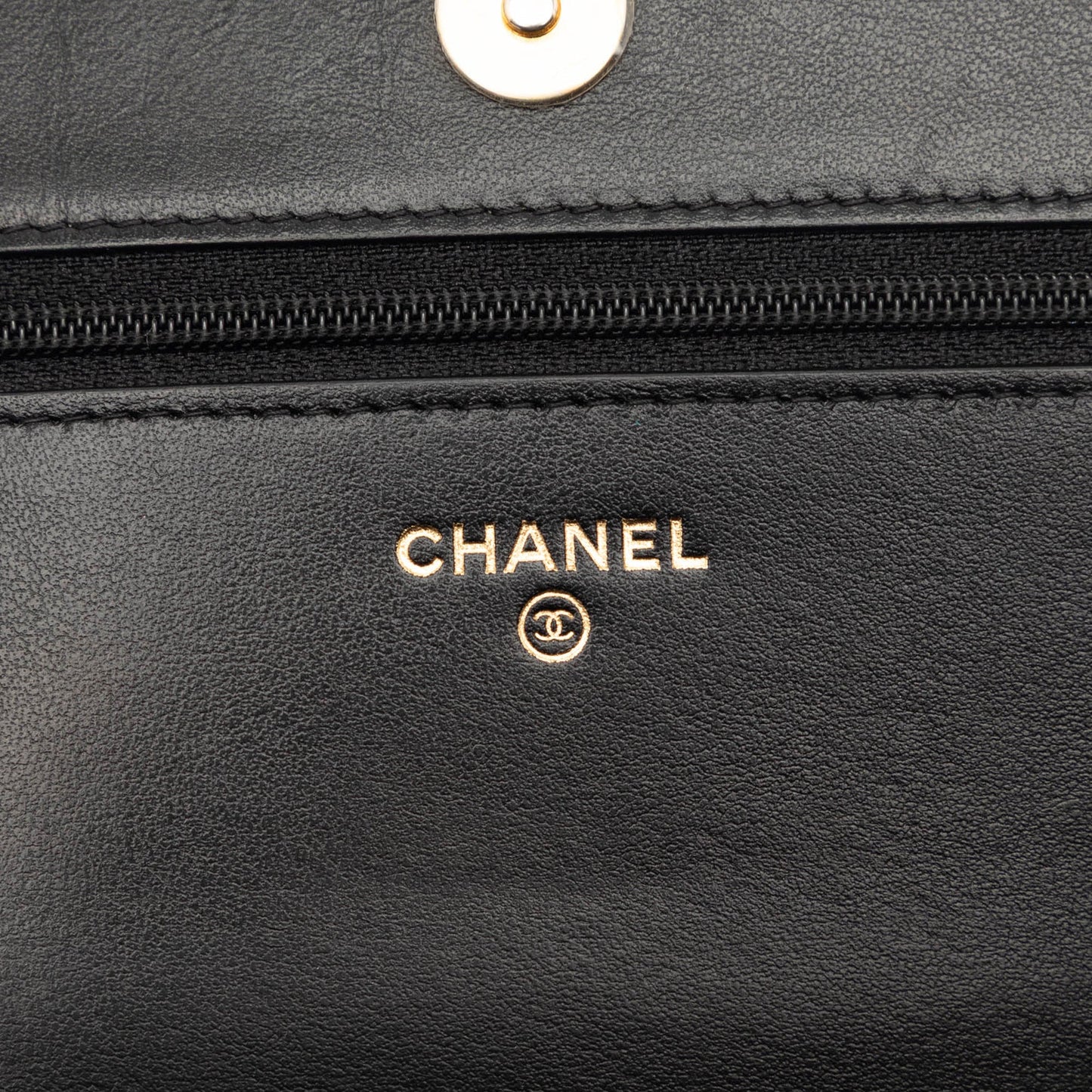 Chanel Quilted Caviar Boy Wallet on Chain