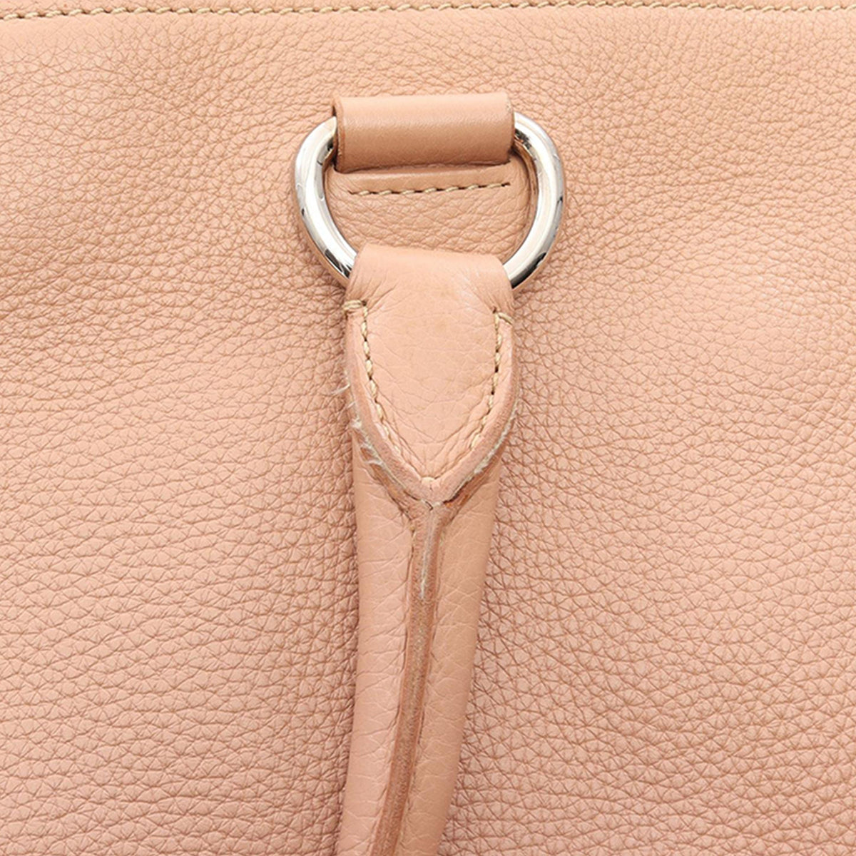 Prada Vitello Daino Open Convertible Tote — Pink