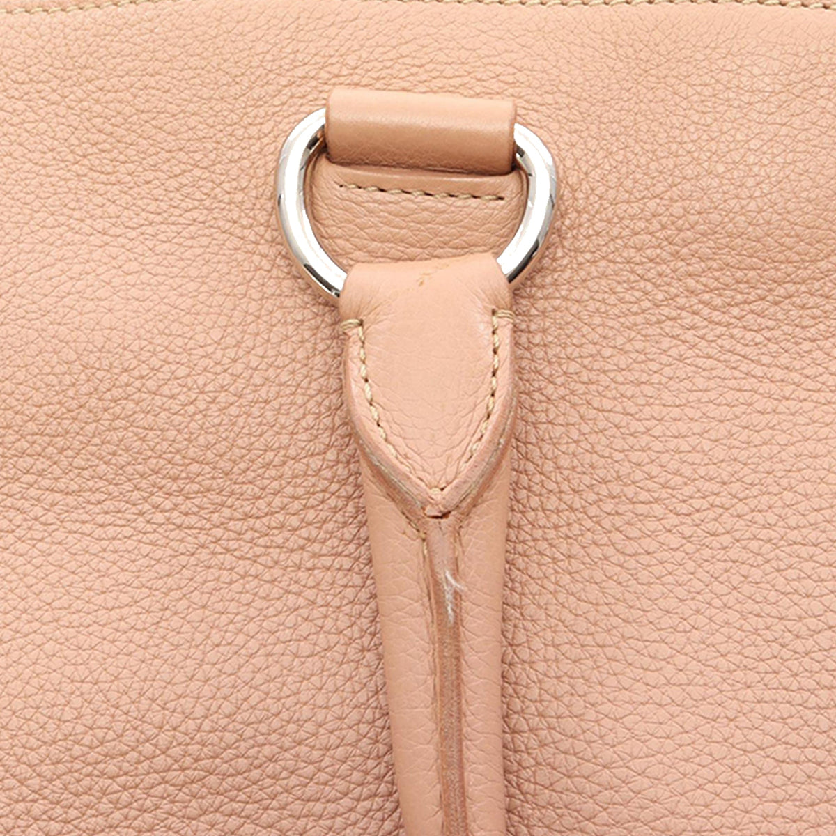 Prada Vitello Daino Open Convertible Tote — Pink