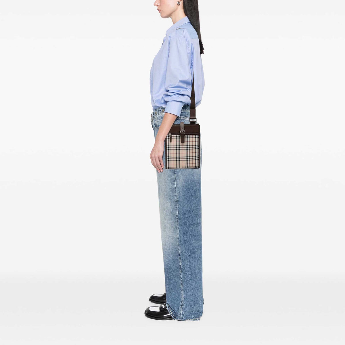 Burberry House Check Canvas Crossbody