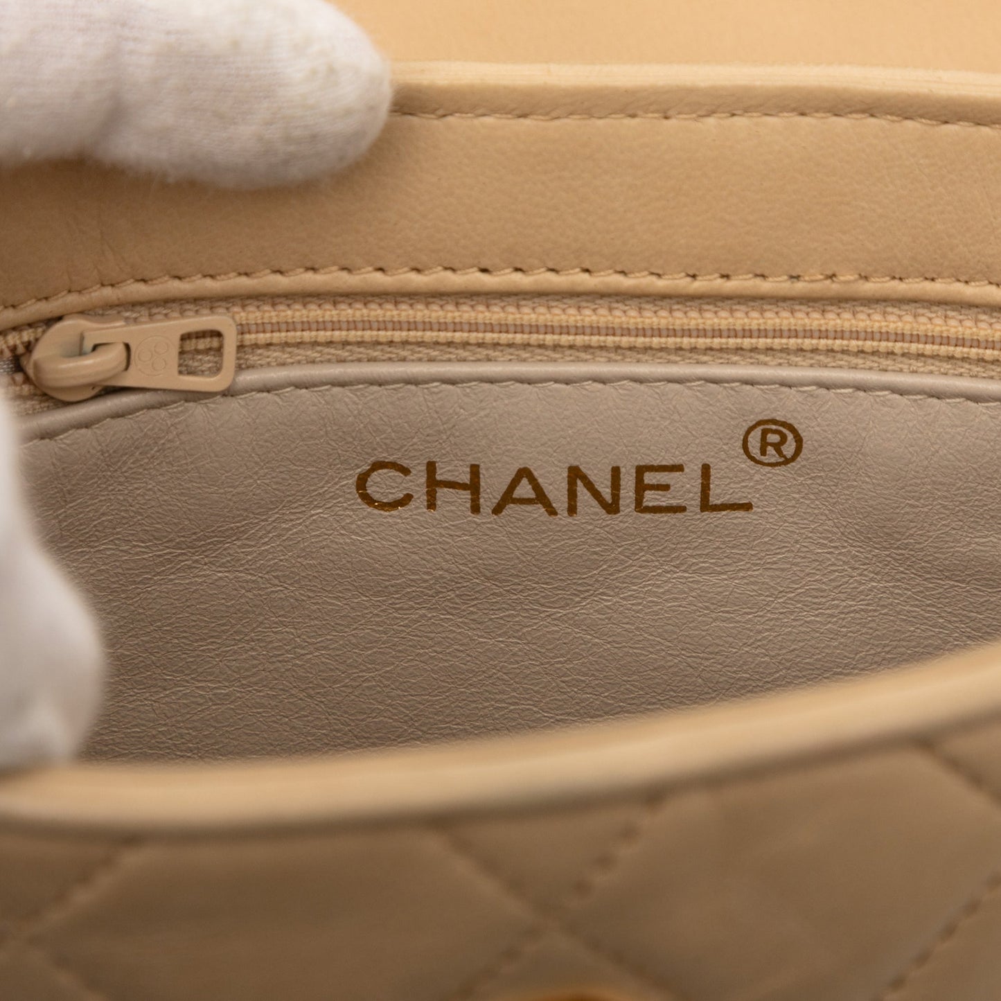 Chanel CC Quilted Lambskin Tassel Chain Vanity Bag