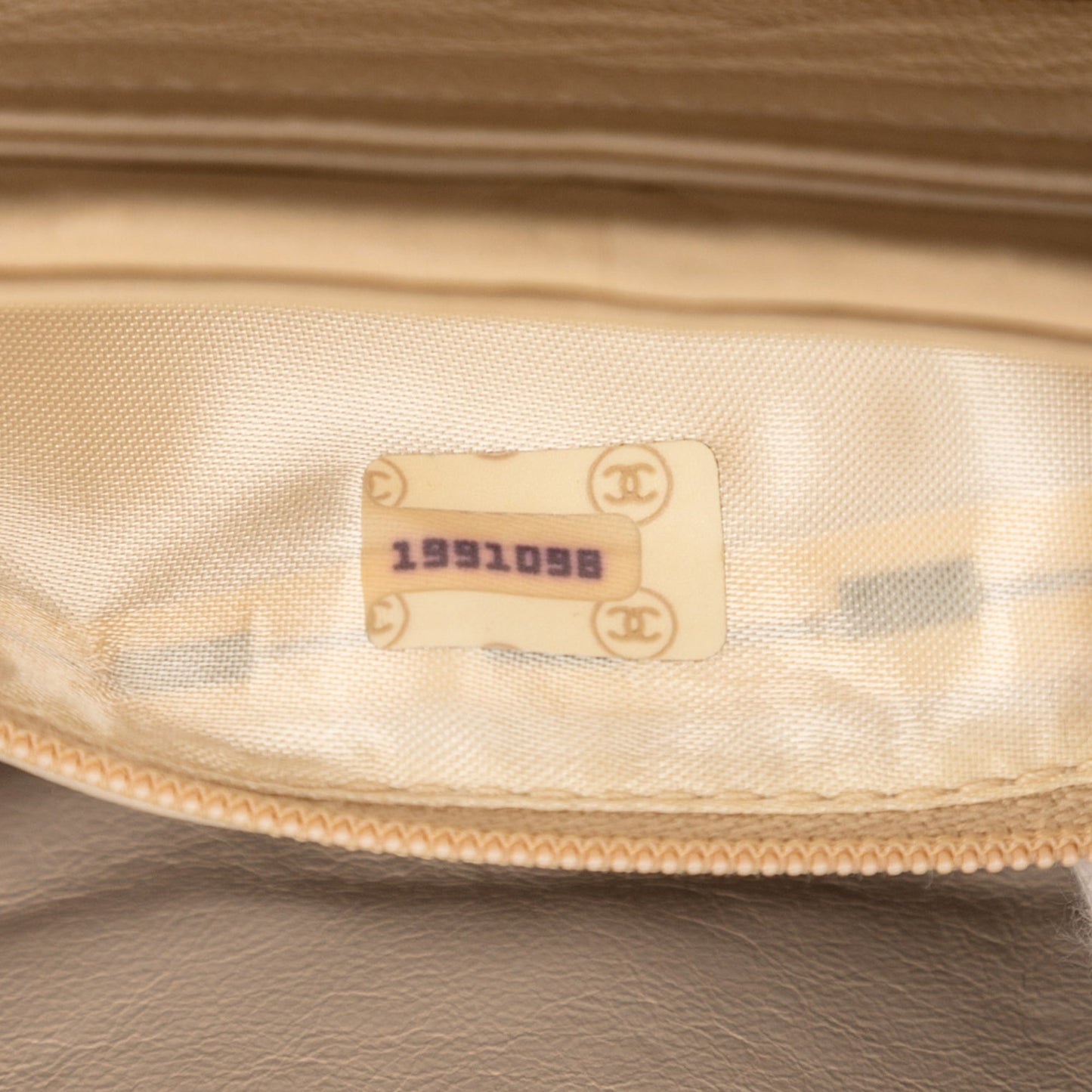 Chanel CC Quilted Lambskin Tassel Chain Vanity Bag