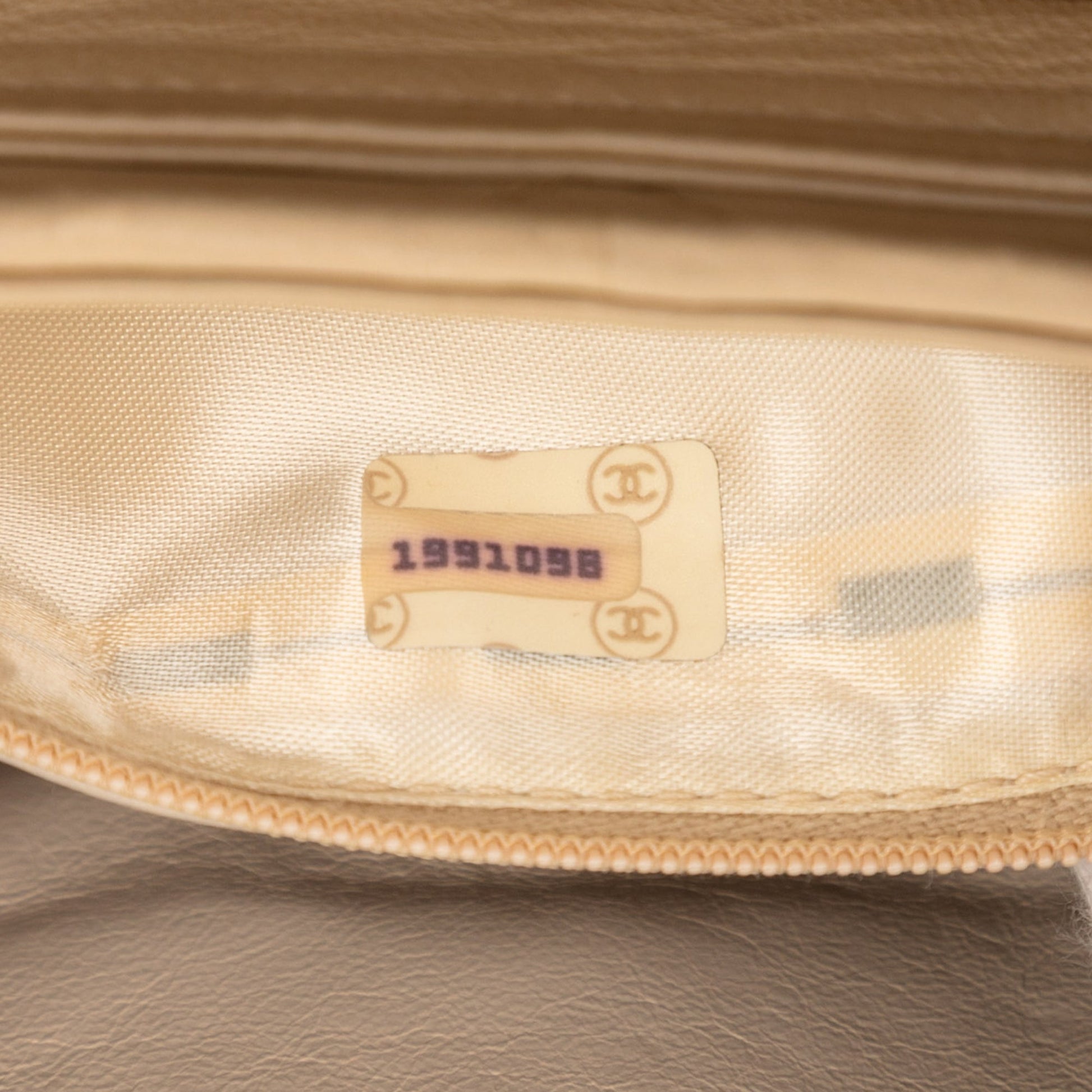 Chanel CC Quilted Lambskin Tassel Chain Vanity Bag