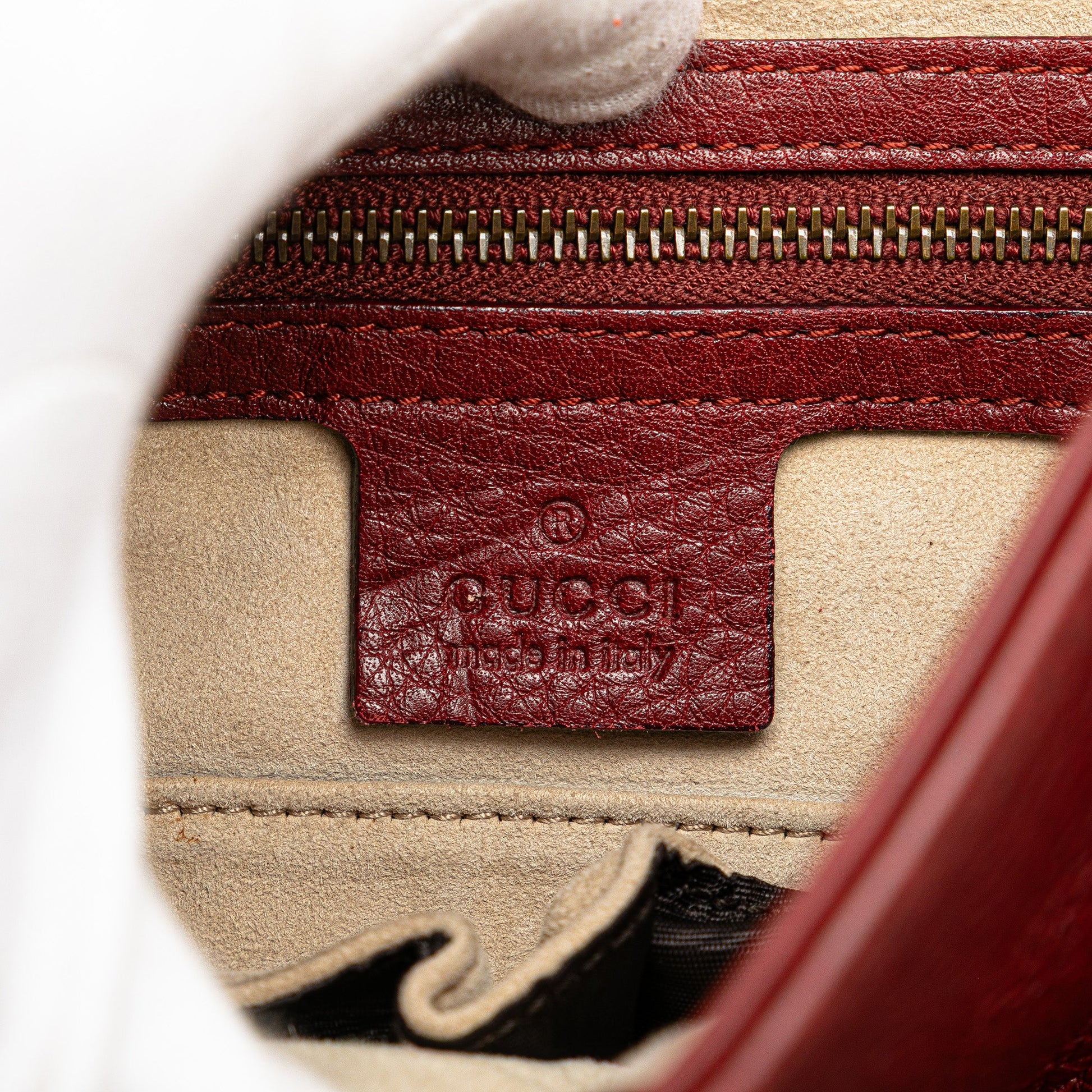 Gucci Leather 1973 Shoulder Bag