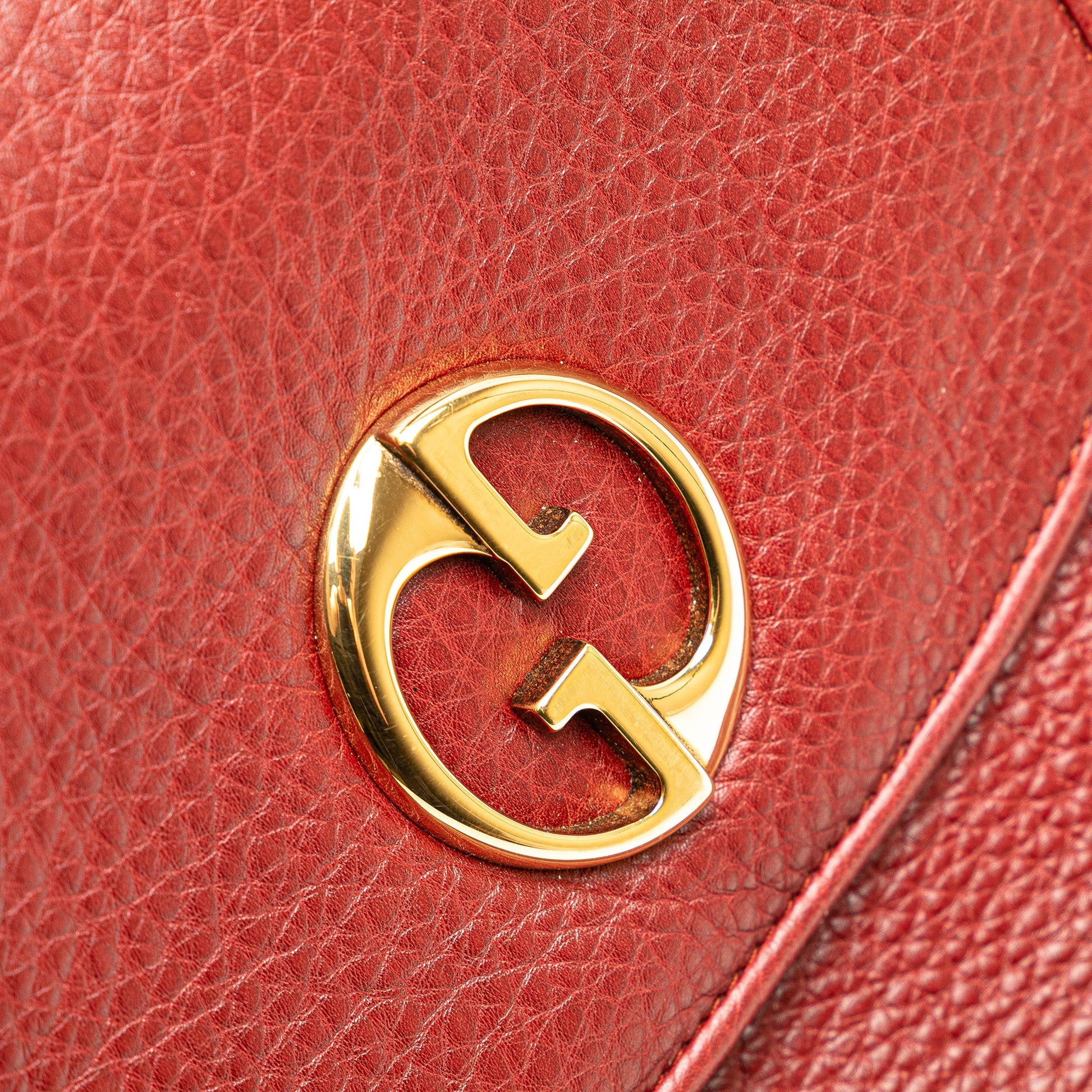 Gucci Leather 1973 Shoulder Bag