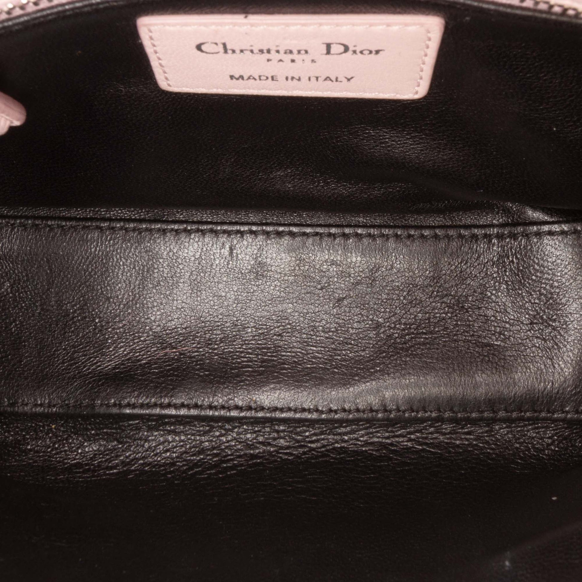 Dior Mini Calfskin Sequin Embellished Lady Dior