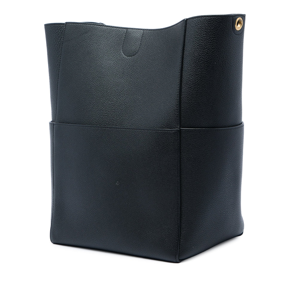 Celine Medium Leather Seau Sangle Bucket Bag