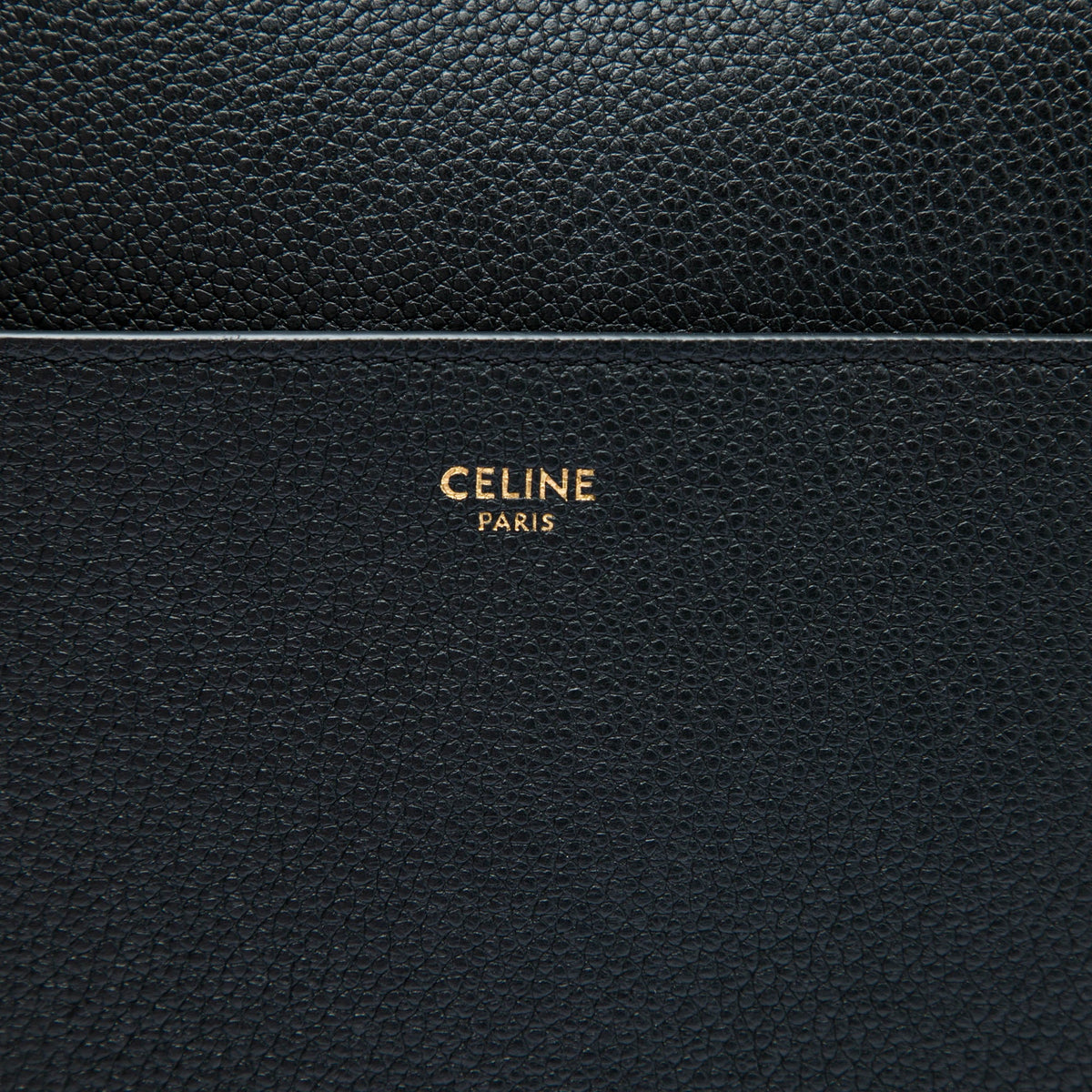 Celine Medium Leather Seau Sangle Bucket Bag