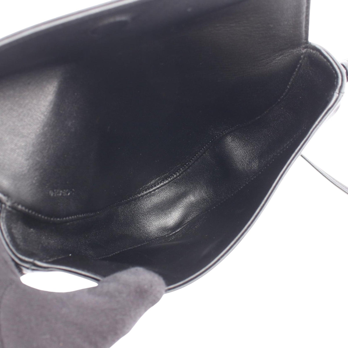 Celine Smooth Calfskin Logo Triangle Crossbody