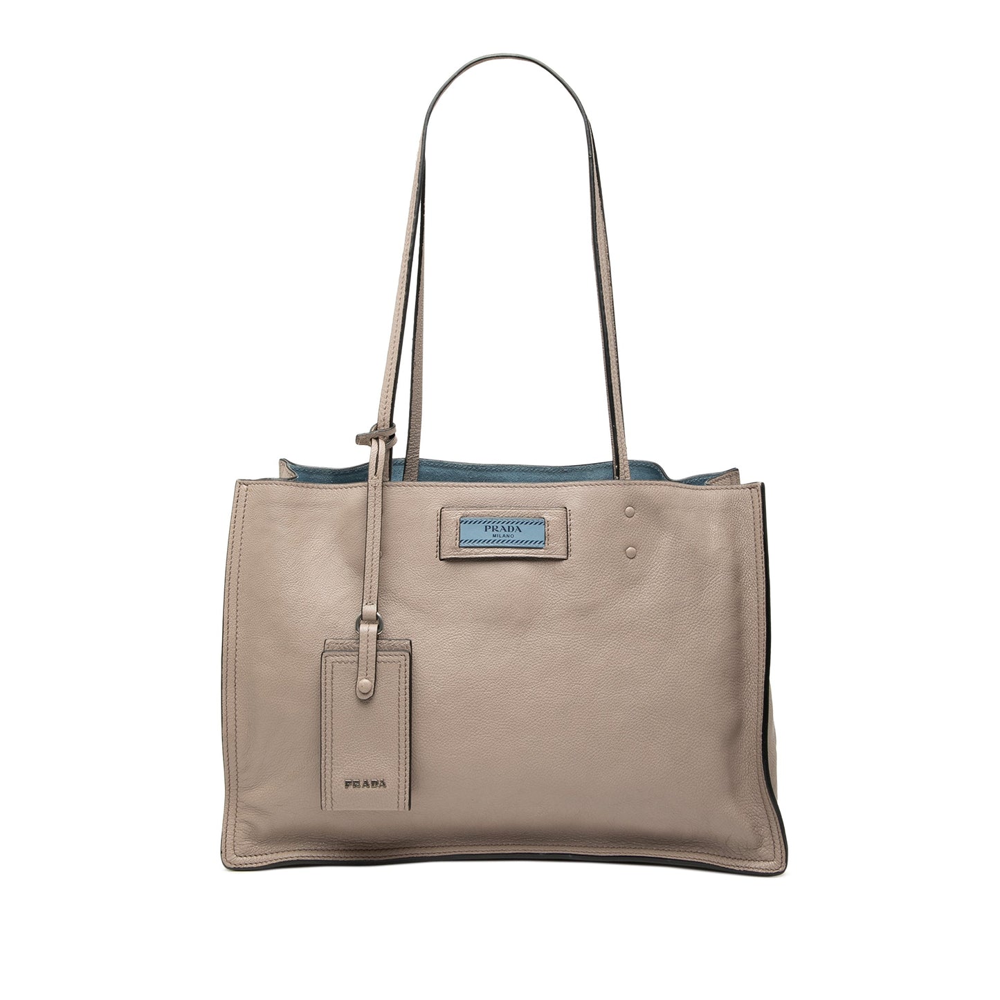 Prada Glace Calf Etiquette Tote