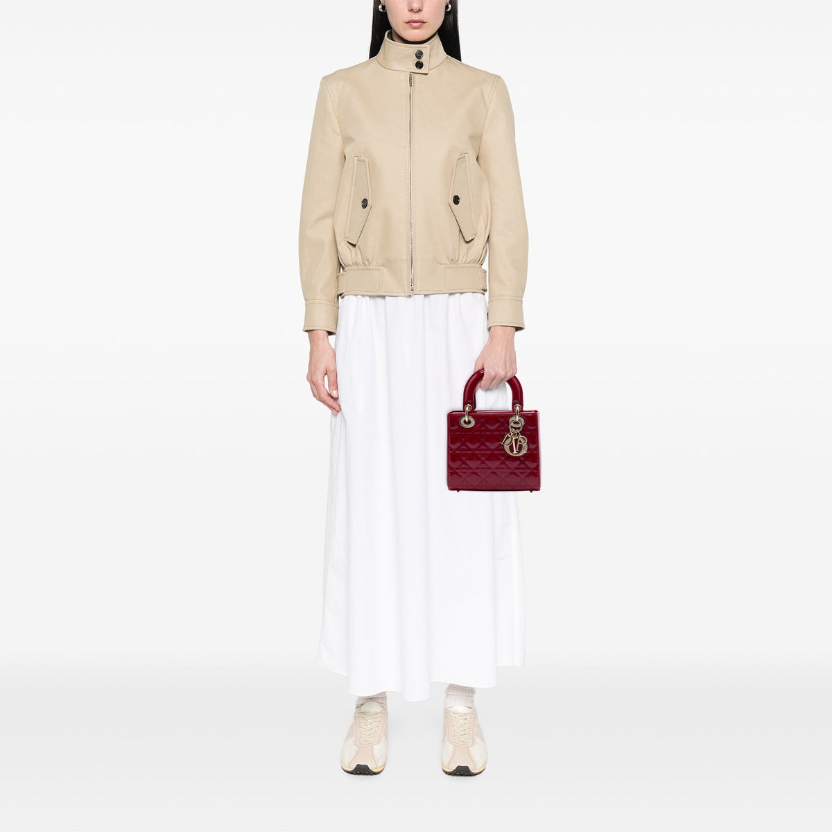 Dior Small Patent Cannage Lady Dior