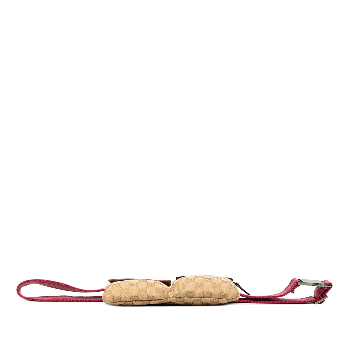 Gucci GG Canvas Web Double Pocket Belt Bag