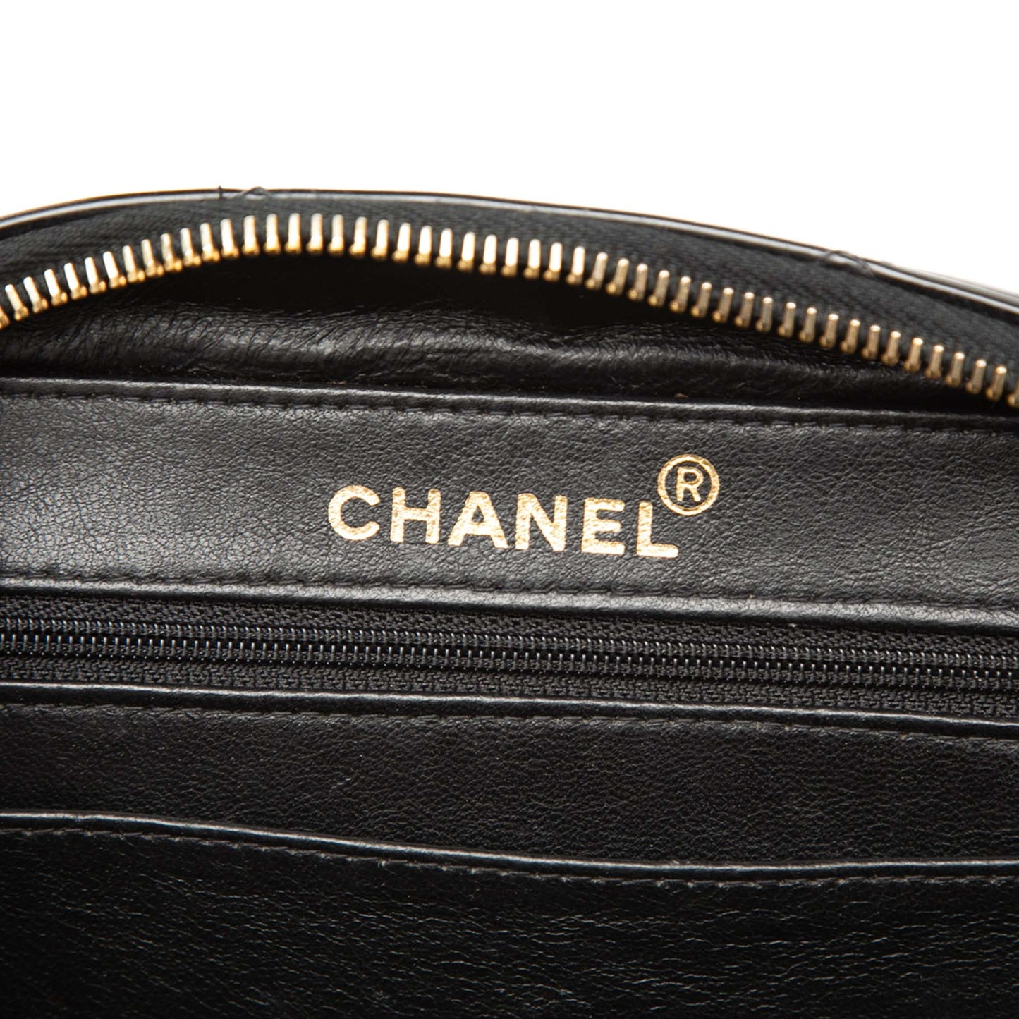 Chanel Quilted Patent Vanity Case