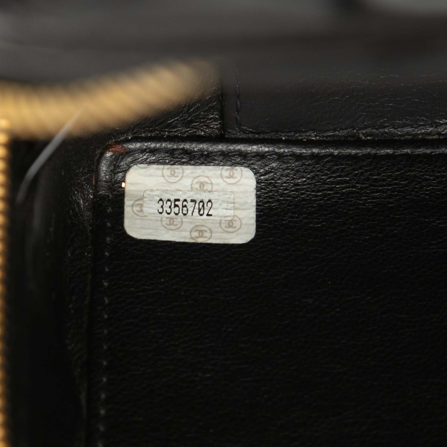 Chanel Quilted Patent Vanity Case