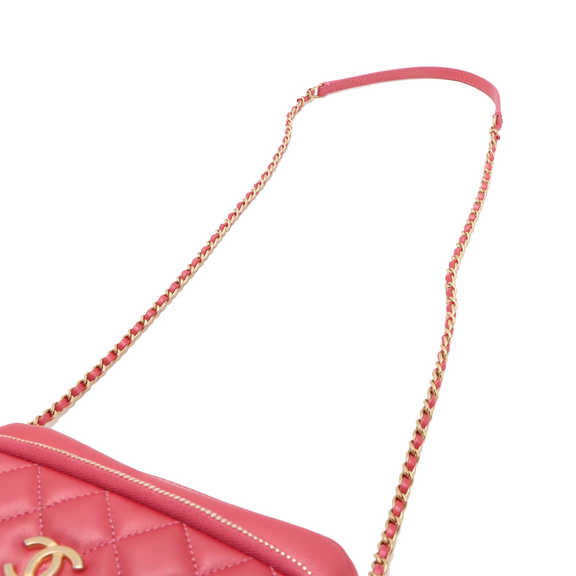 Chanel Quilted Lambskin Day Trips Camera Bag