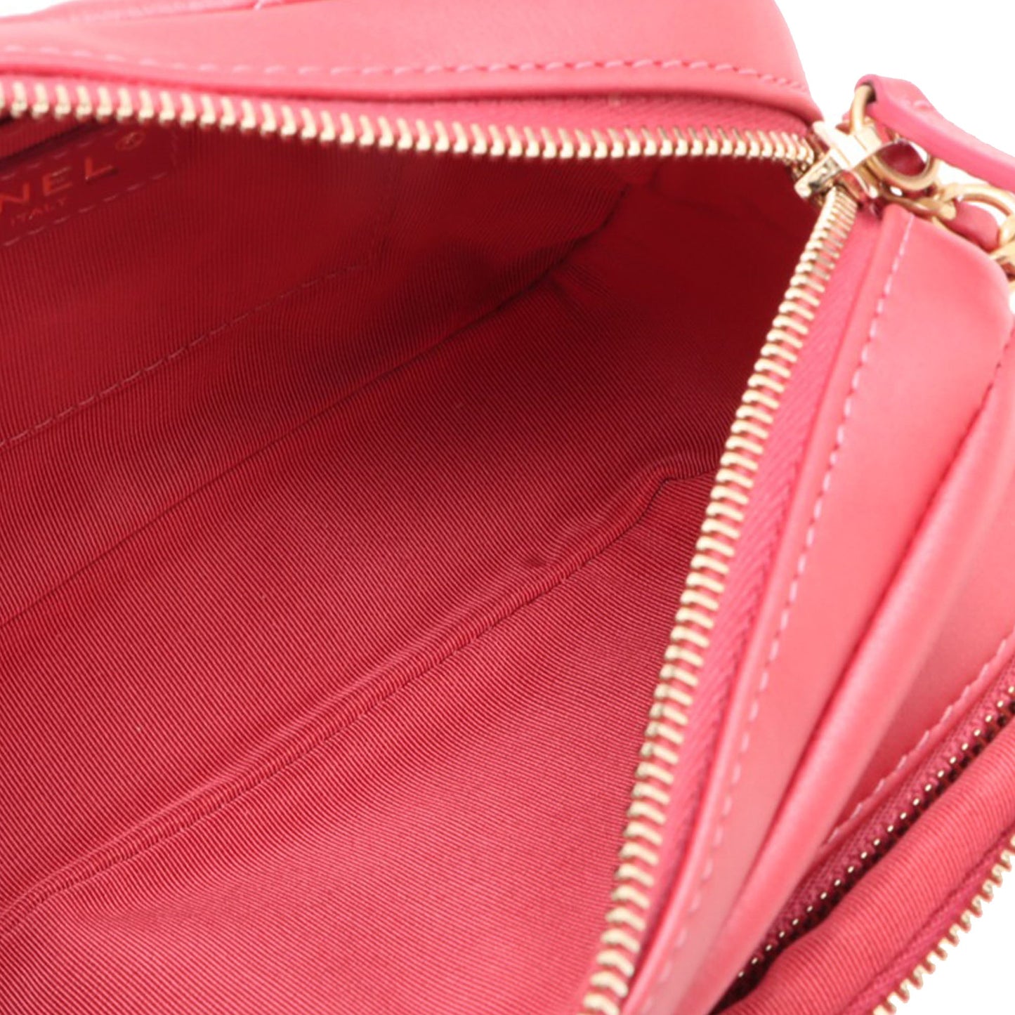 Chanel Quilted Lambskin Day Trips Camera Bag