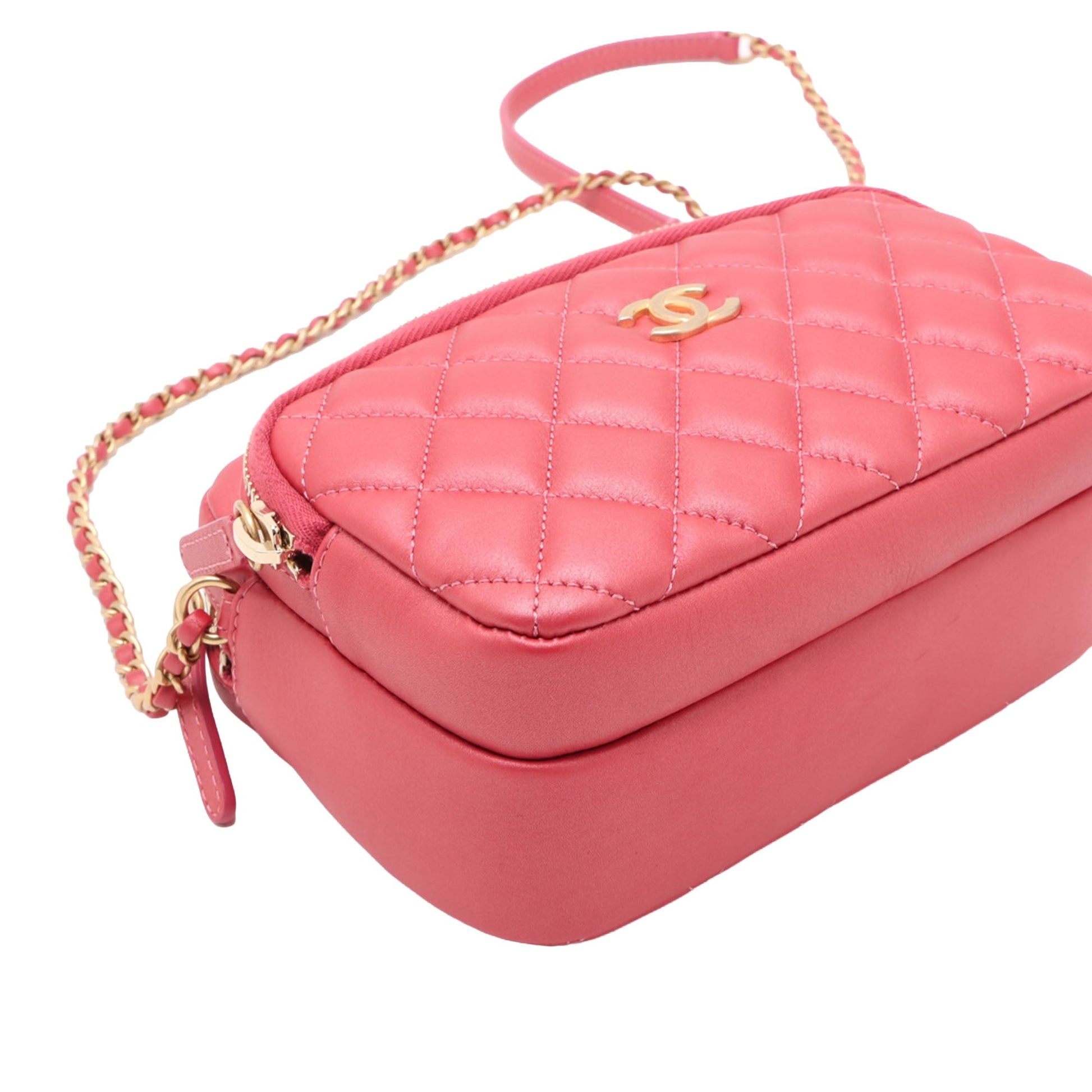 Chanel Quilted Lambskin Day Trips Camera Bag