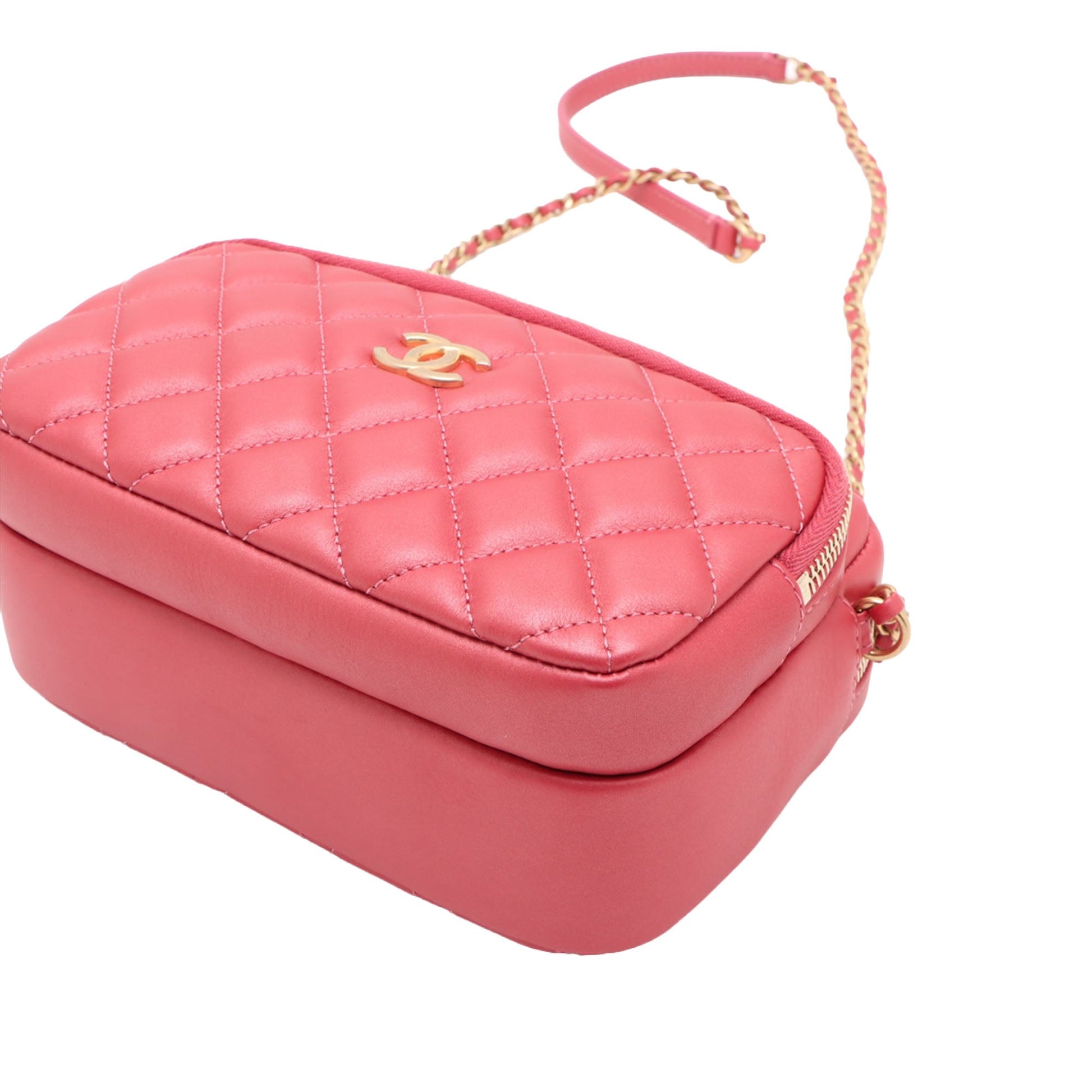 Chanel Quilted Lambskin Day Trips Camera Bag