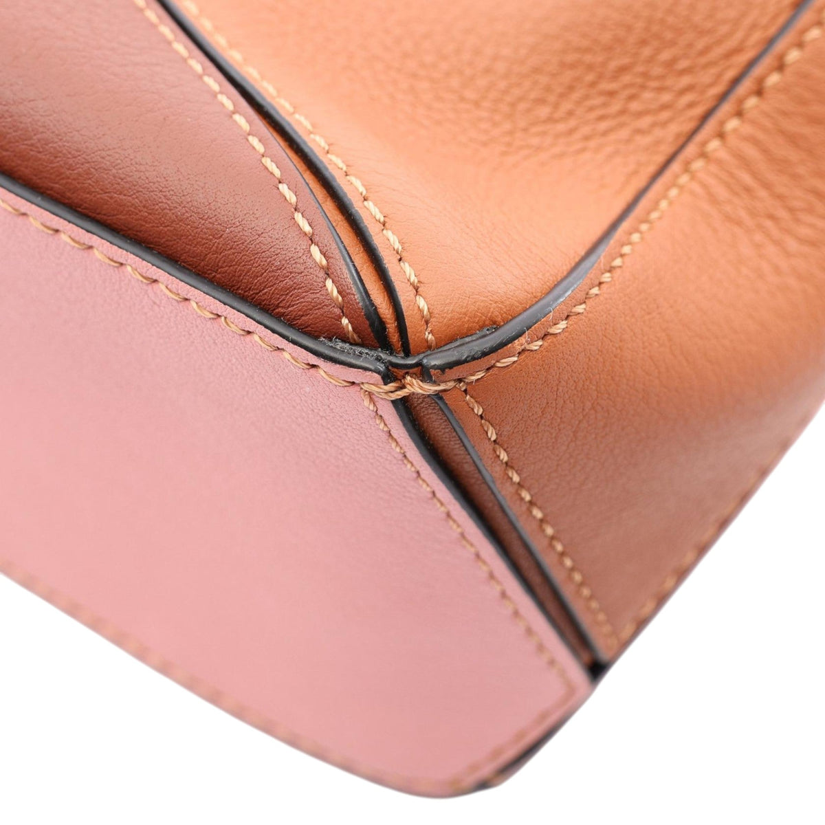 LOEWE Mini Tricolor Calfskin Puzzle Satchel
