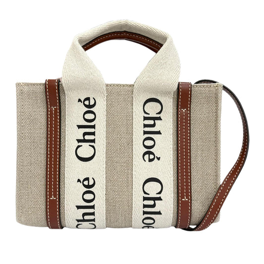 Chloé Mini Canvas Woody Satchel