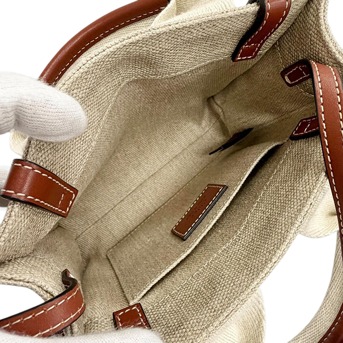 Chloé Mini Canvas Woody Satchel