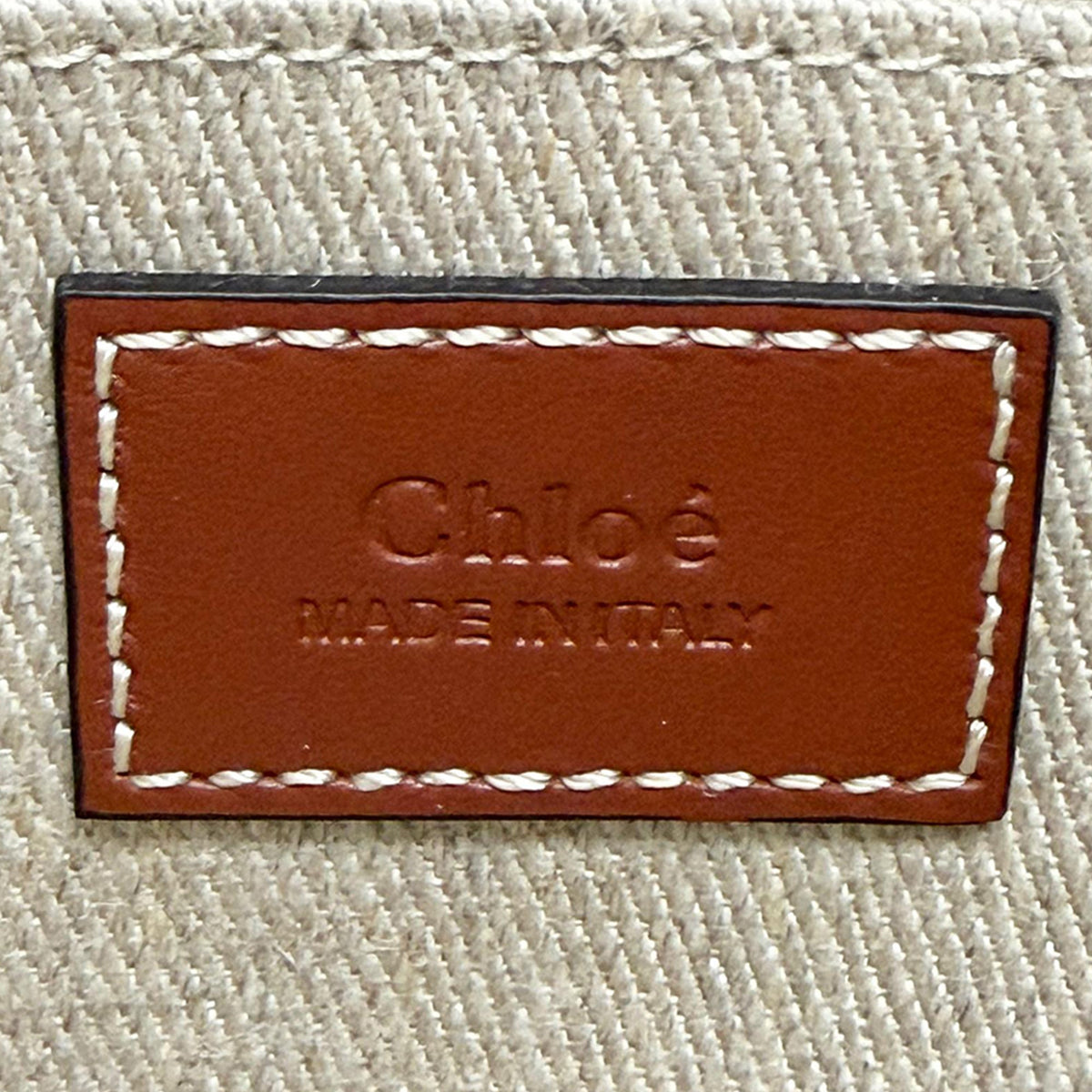 Chloé Mini Canvas Woody Satchel