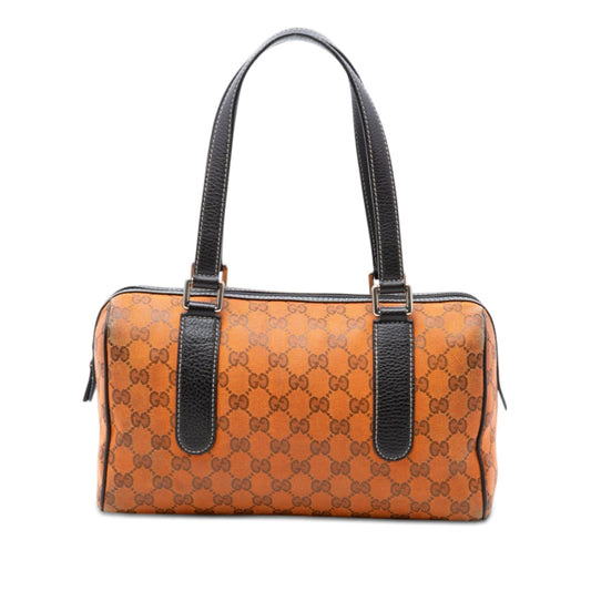 GG Canvas Boston Bag