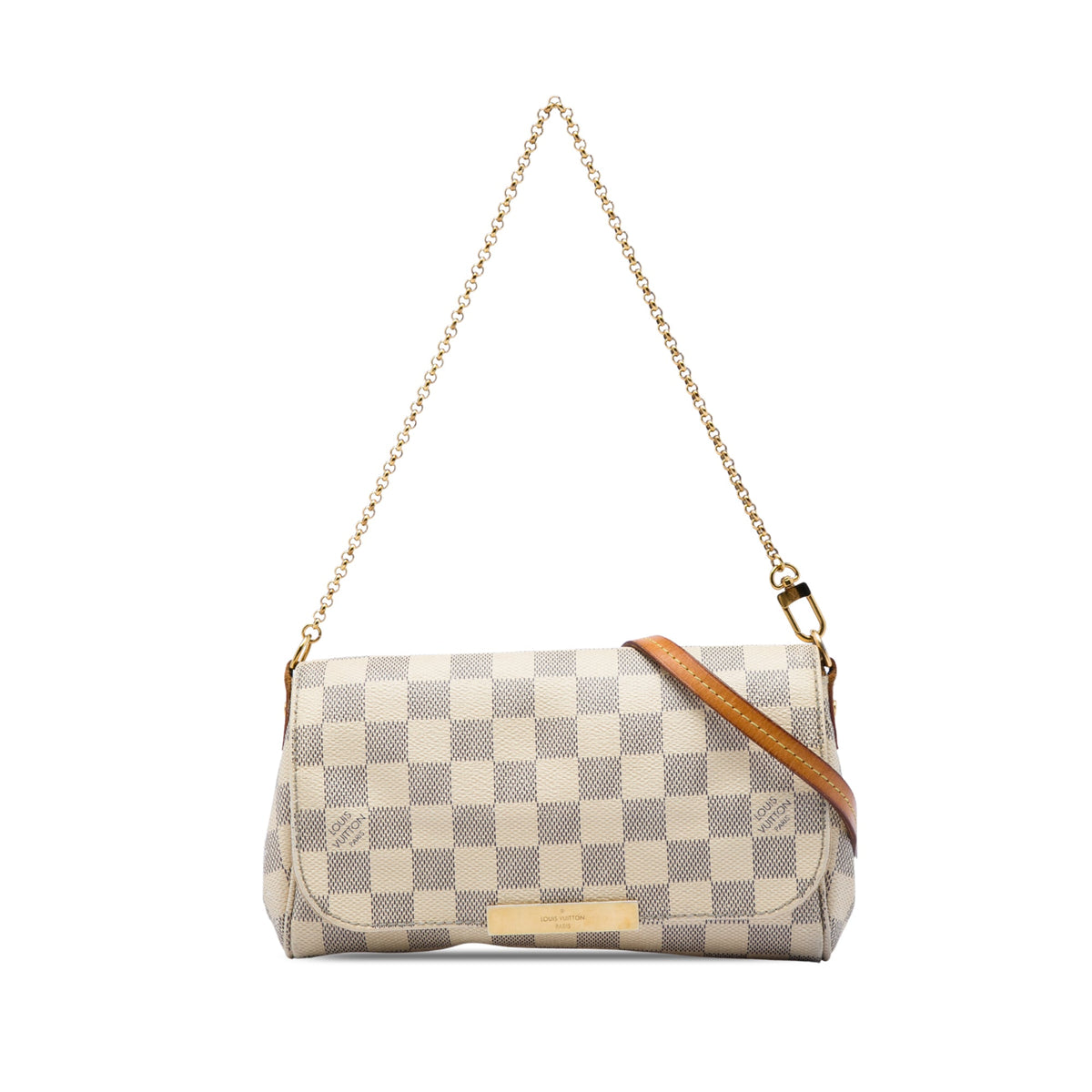 Louis Vuitton Damier Azur Favorite PM — White