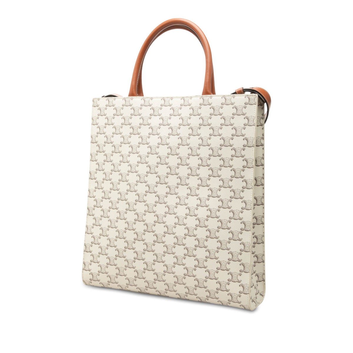 Celine Medium Triomphe Coated Canvas Vertical Cabas Tote