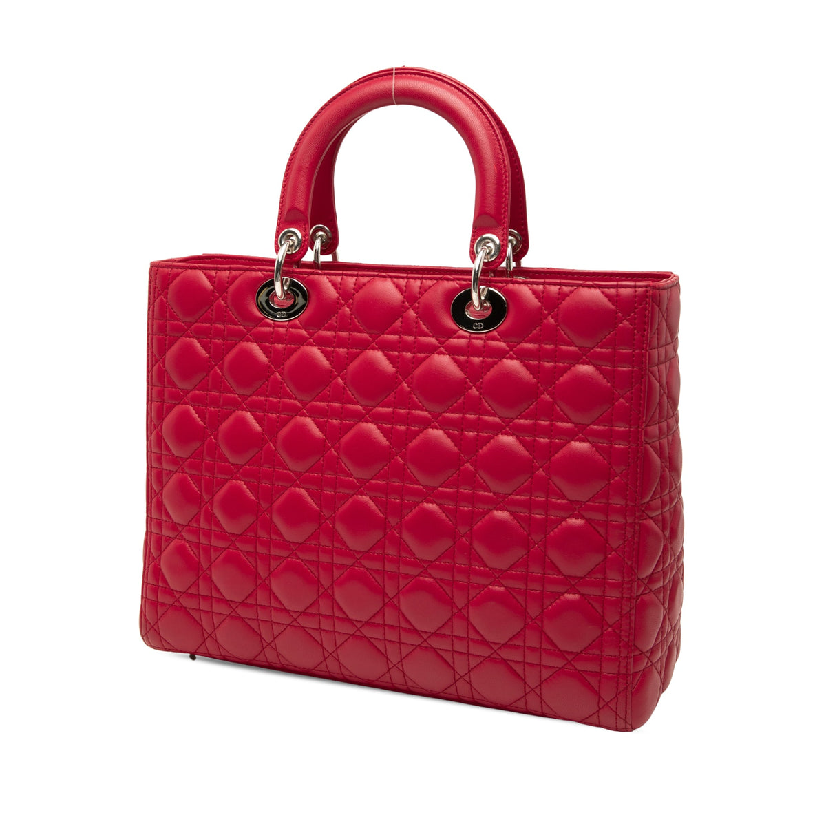 Dior Large Lambskin Cannage Lady Dior