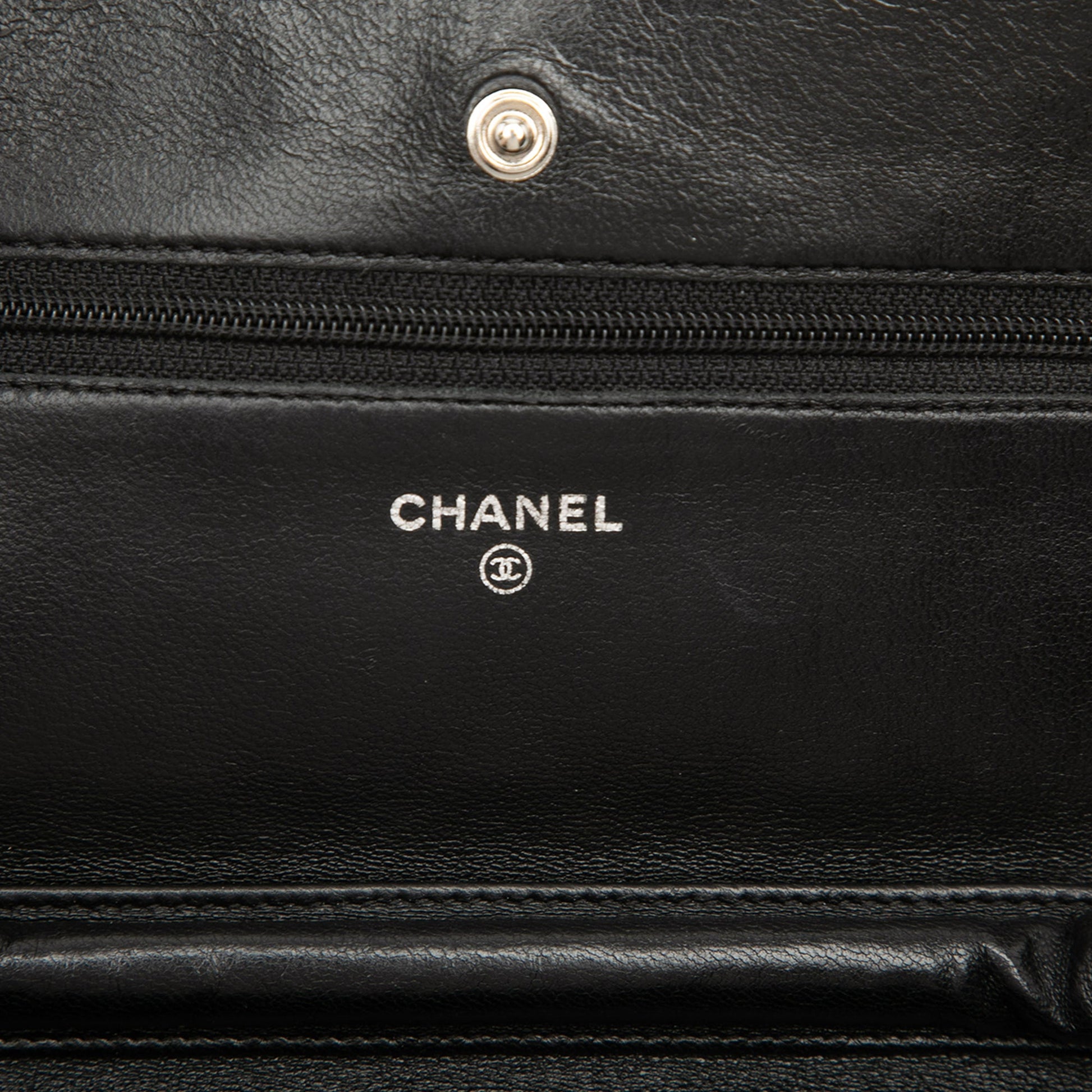 Chanel CC Quilted Lambskin Wallet On Chain