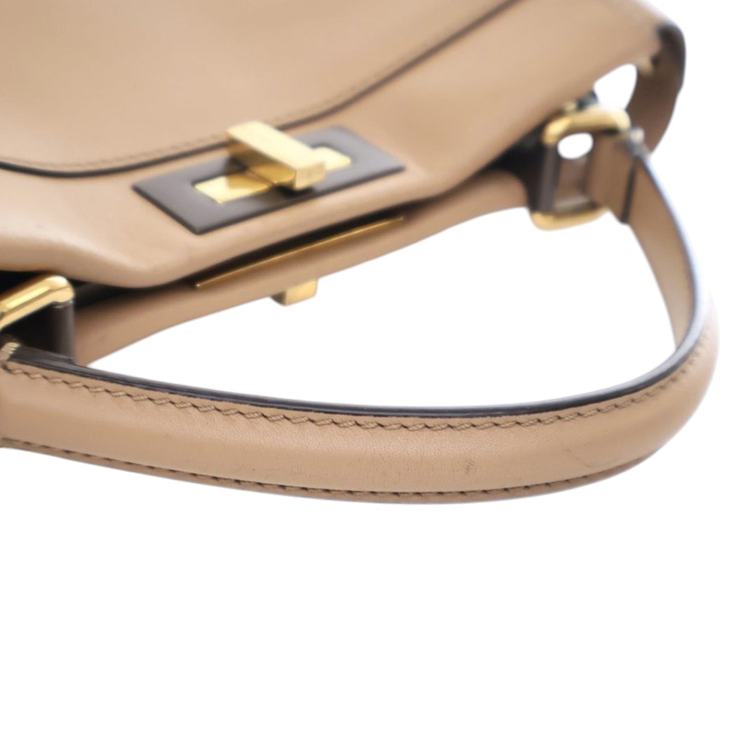 Fendi Medium Leather Peekaboo Iconic Satchel