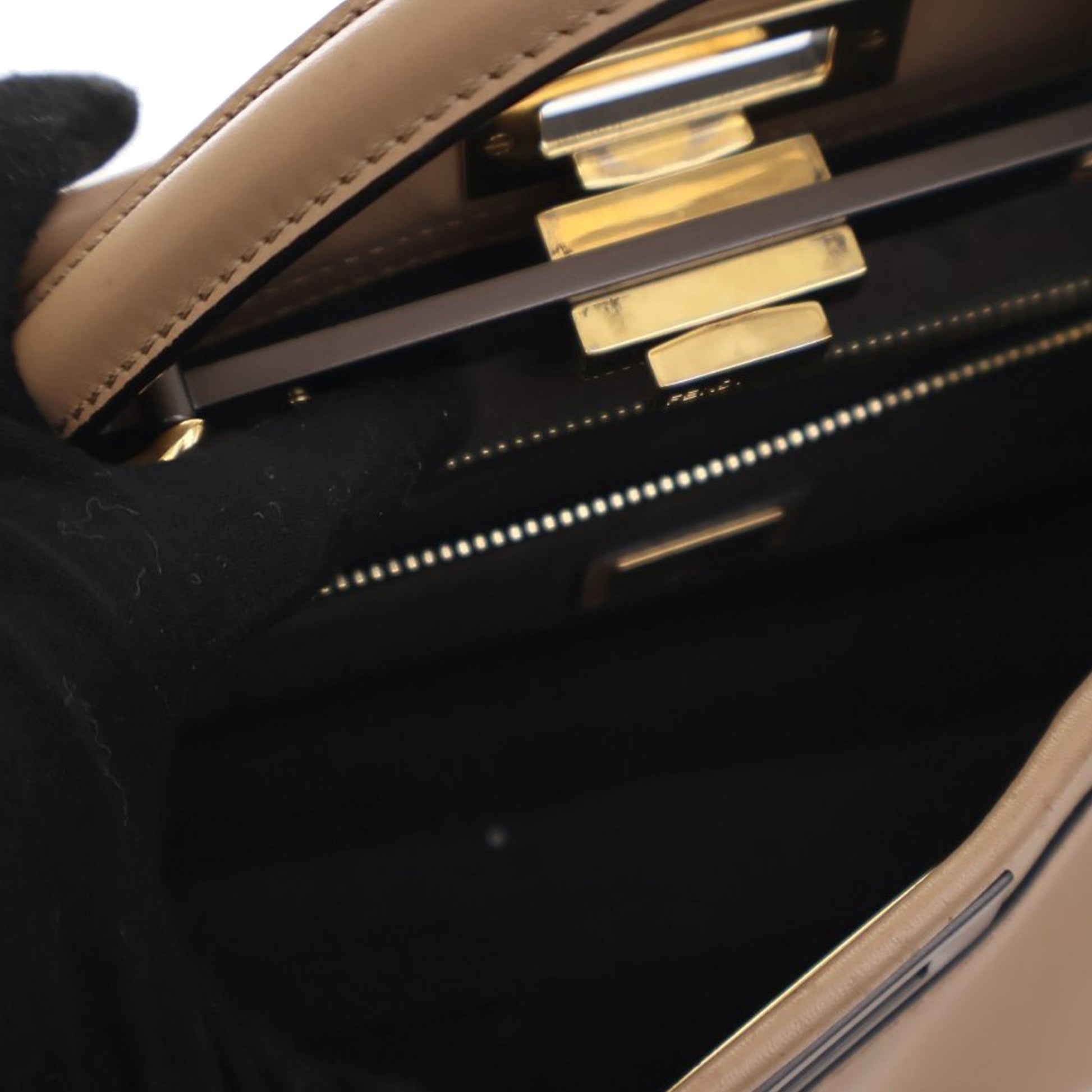 Fendi Medium Leather Peekaboo Iconic Satchel