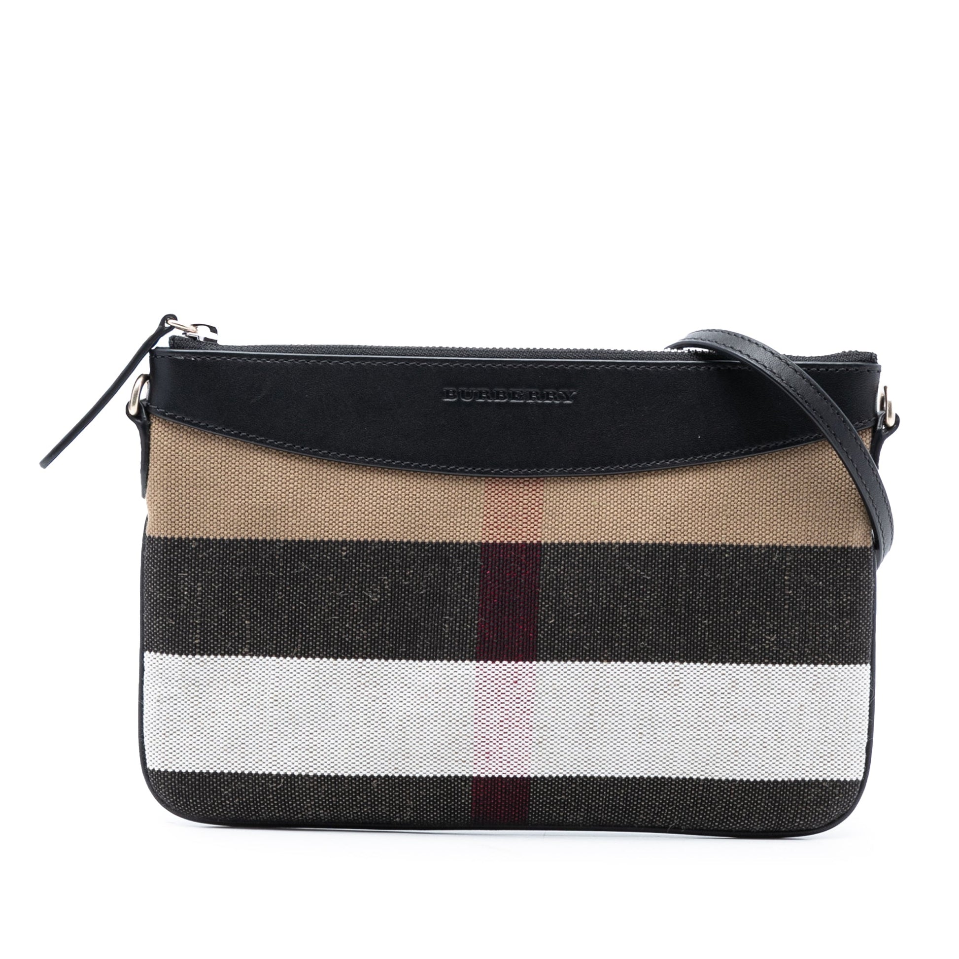 Burberry Mega Check Canvas Peyton Crossbody