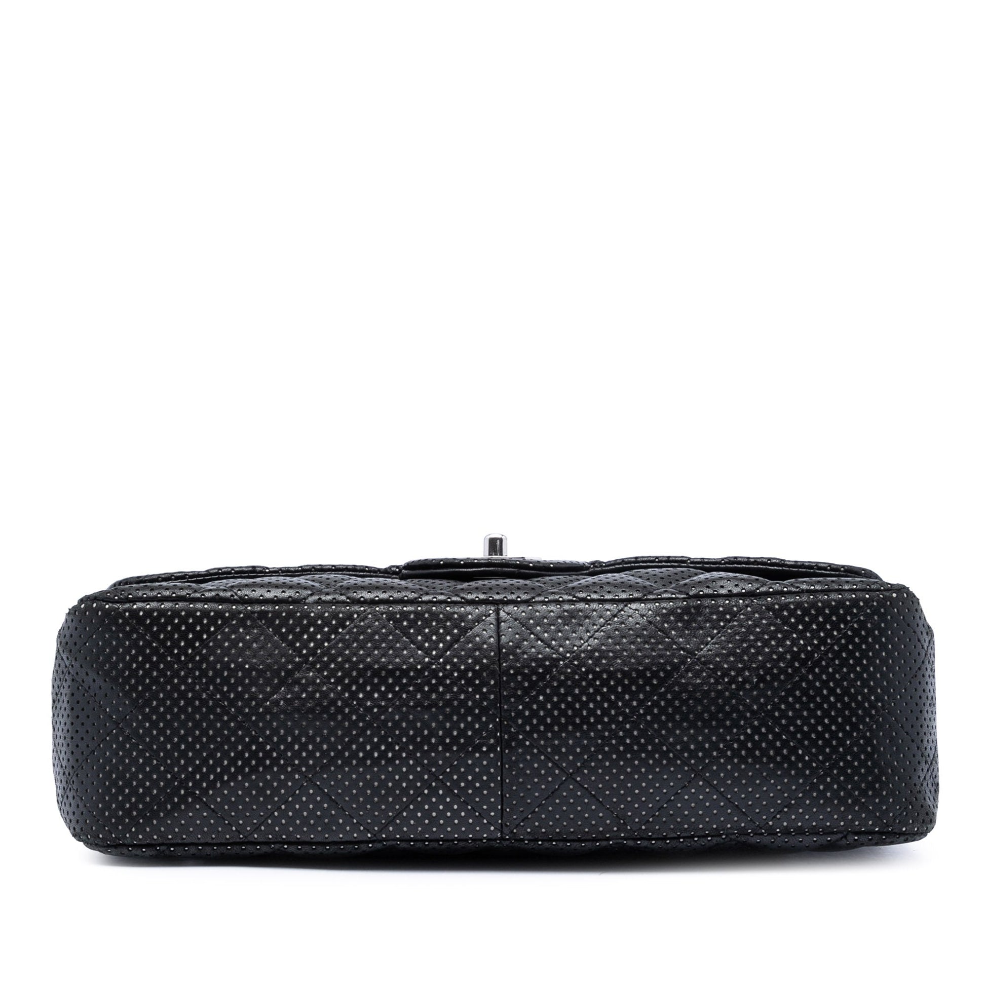 Chanel Jumbo Classic Perforated Lambskin Single Flap