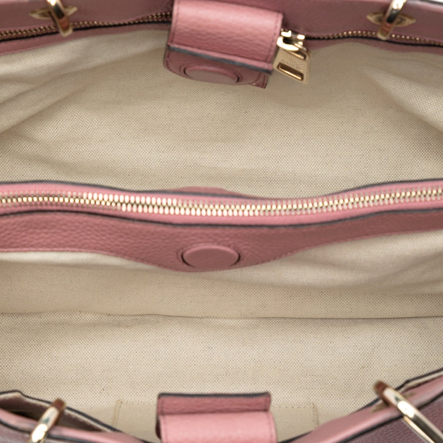 Medium Bicolor Calfskin Bamboo Shopper Satchel