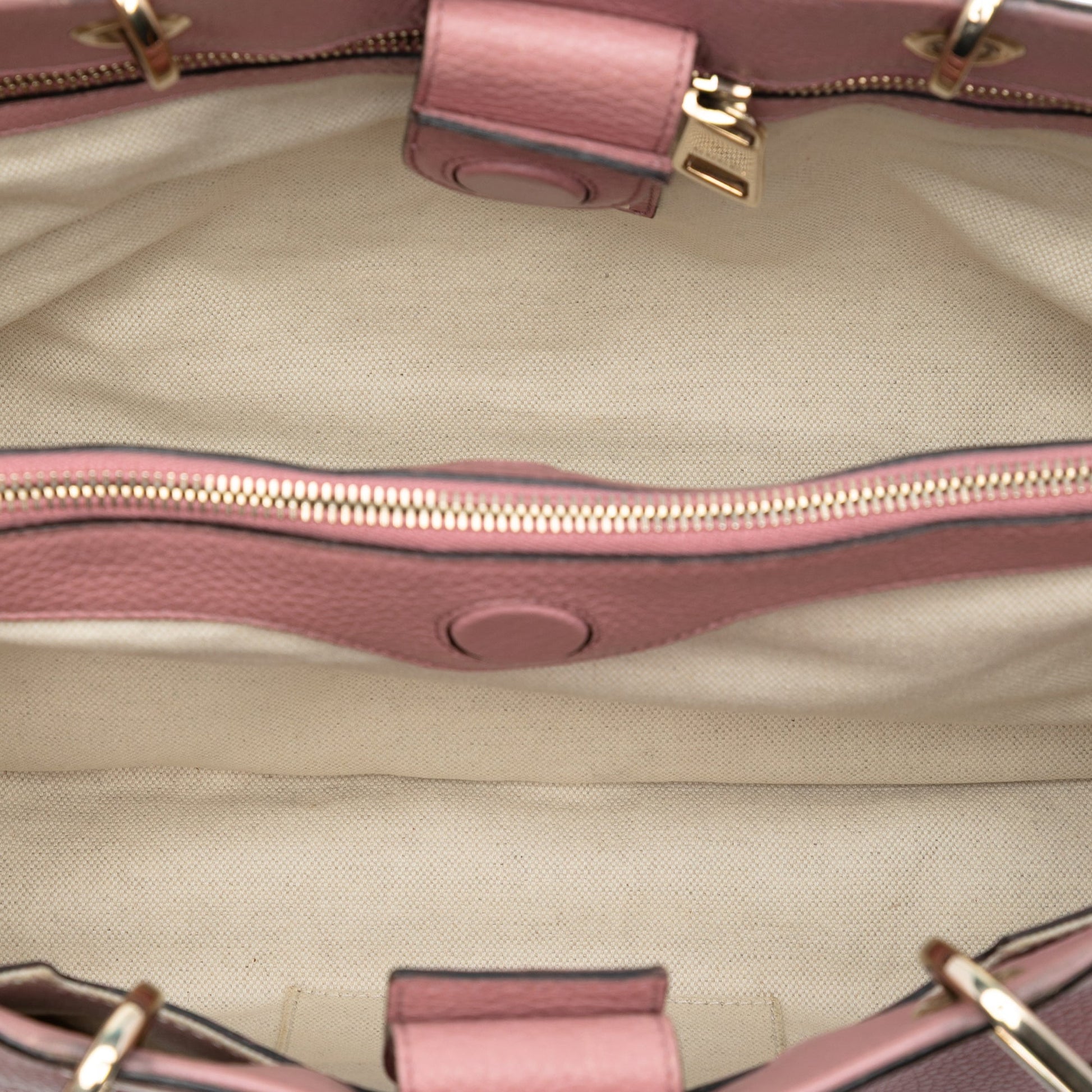Medium Bicolor Calfskin Bamboo Shopper Satchel