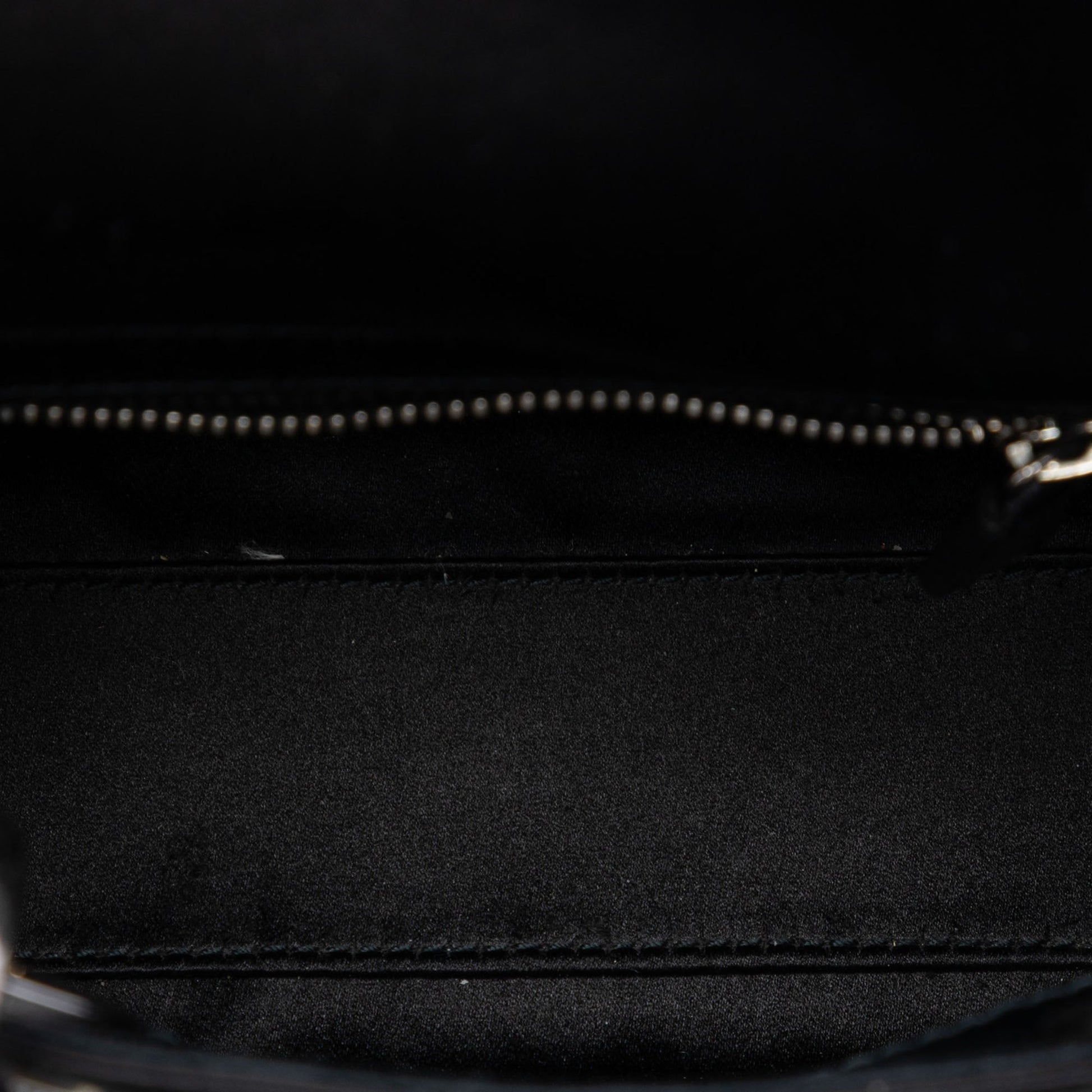 Dior Mini Satin Cannage Strass Crystal Embellished Lady Dior