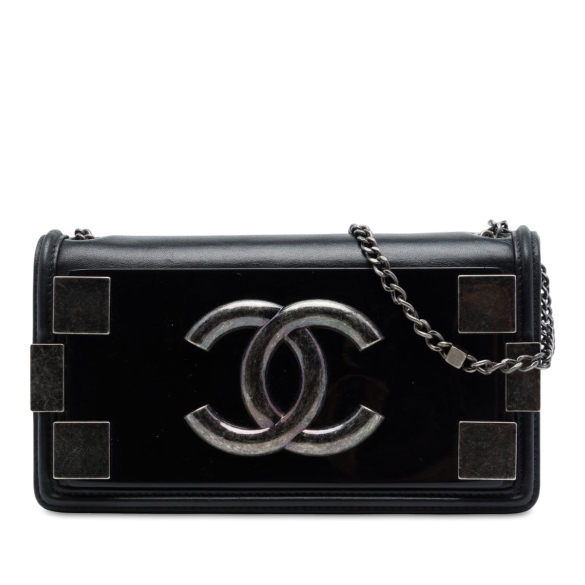 Chanel Lambskin and Acrylic Boy Brick Horizontal Flap