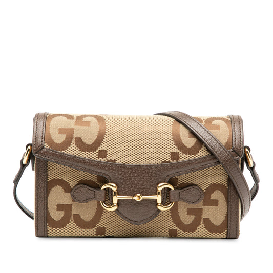 Gucci Mini Jumbo GG Canvas Horsebit 1955 Crossbody