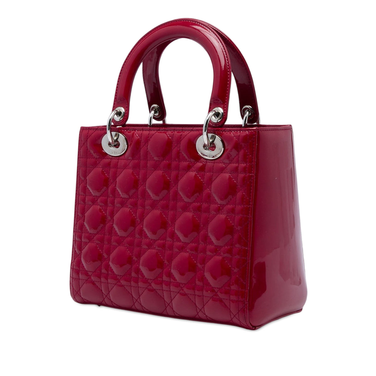 Dior Medium Patent Cannage Lady Dior