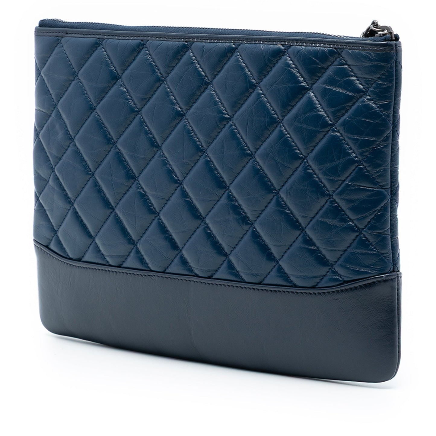 Chanel Medium Aged Calfskin Gabrielle O Case Clutch