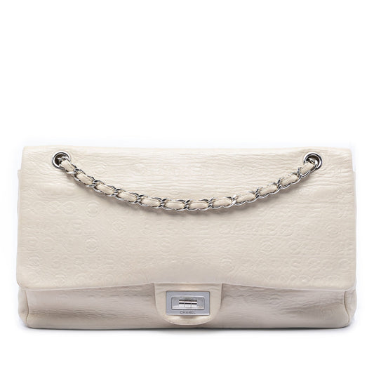 Chanel Maxi Embossed Calfskin 31 Rue Cambon Reissue 2.55 Double Flap